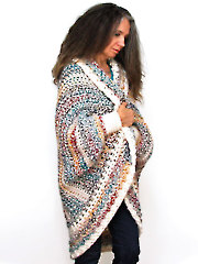 Luxe Oversize Shrug Crochet Pattern