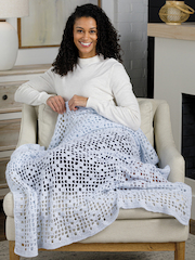 Forget-Me-Knot Lapghan Crochet Kit